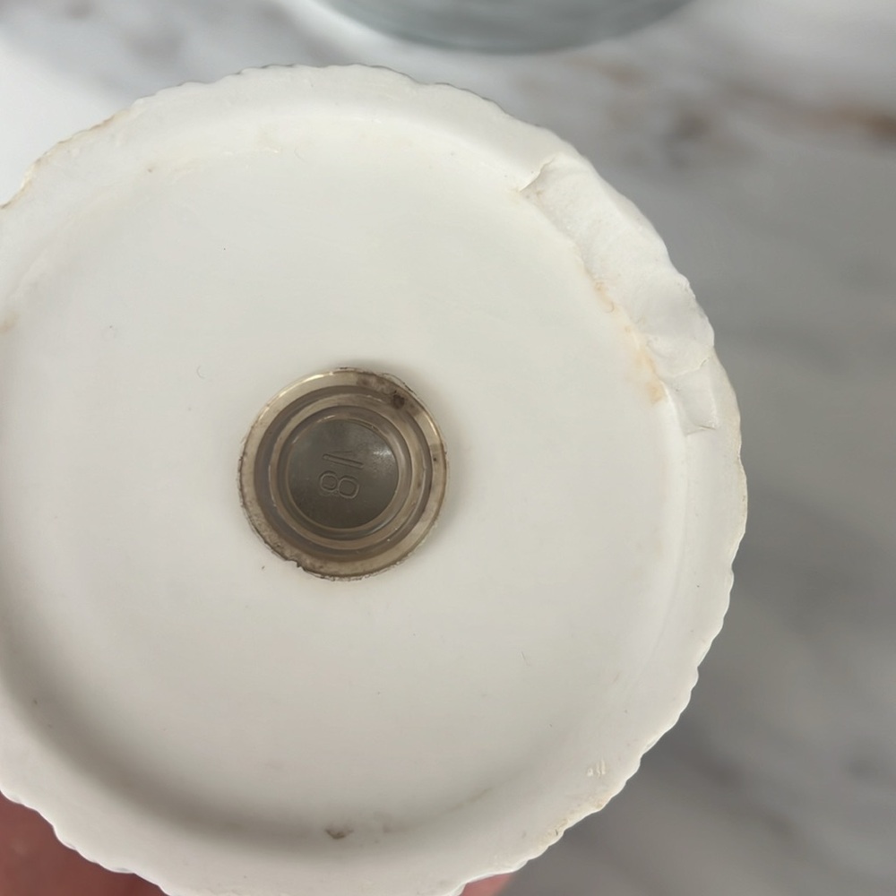 Pair of Pottery Barn ceramic toothbrush holders - Picture 6 of 8
